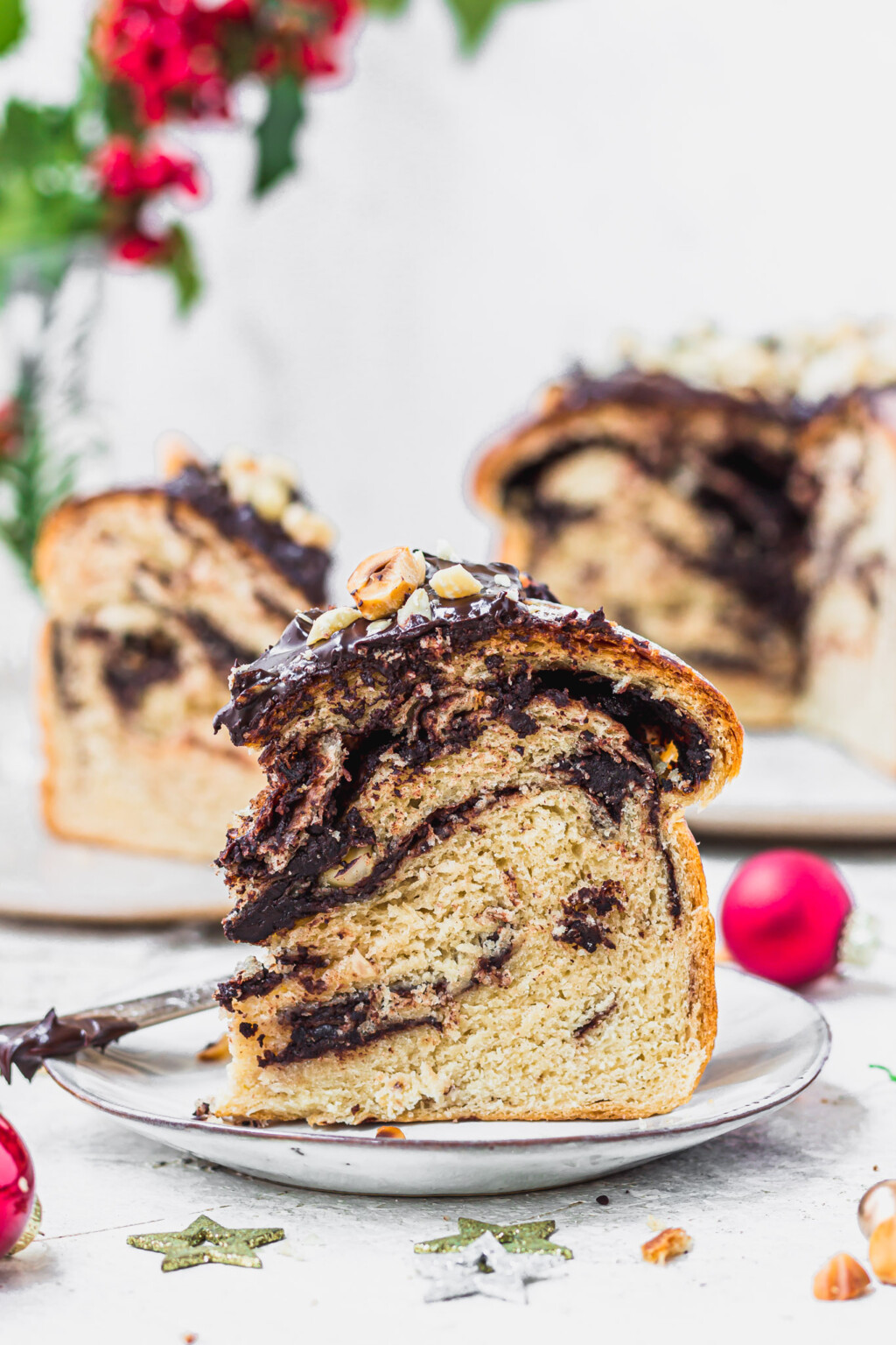 Vegan Chocolate Hazelnut Panettone Nourishing Amy