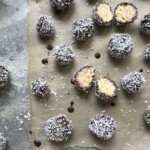 Chocolate Coated Coconut Bliss Balls
