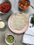 Paprika Baked Bean Tacos with Easy Fluffy Flatbread