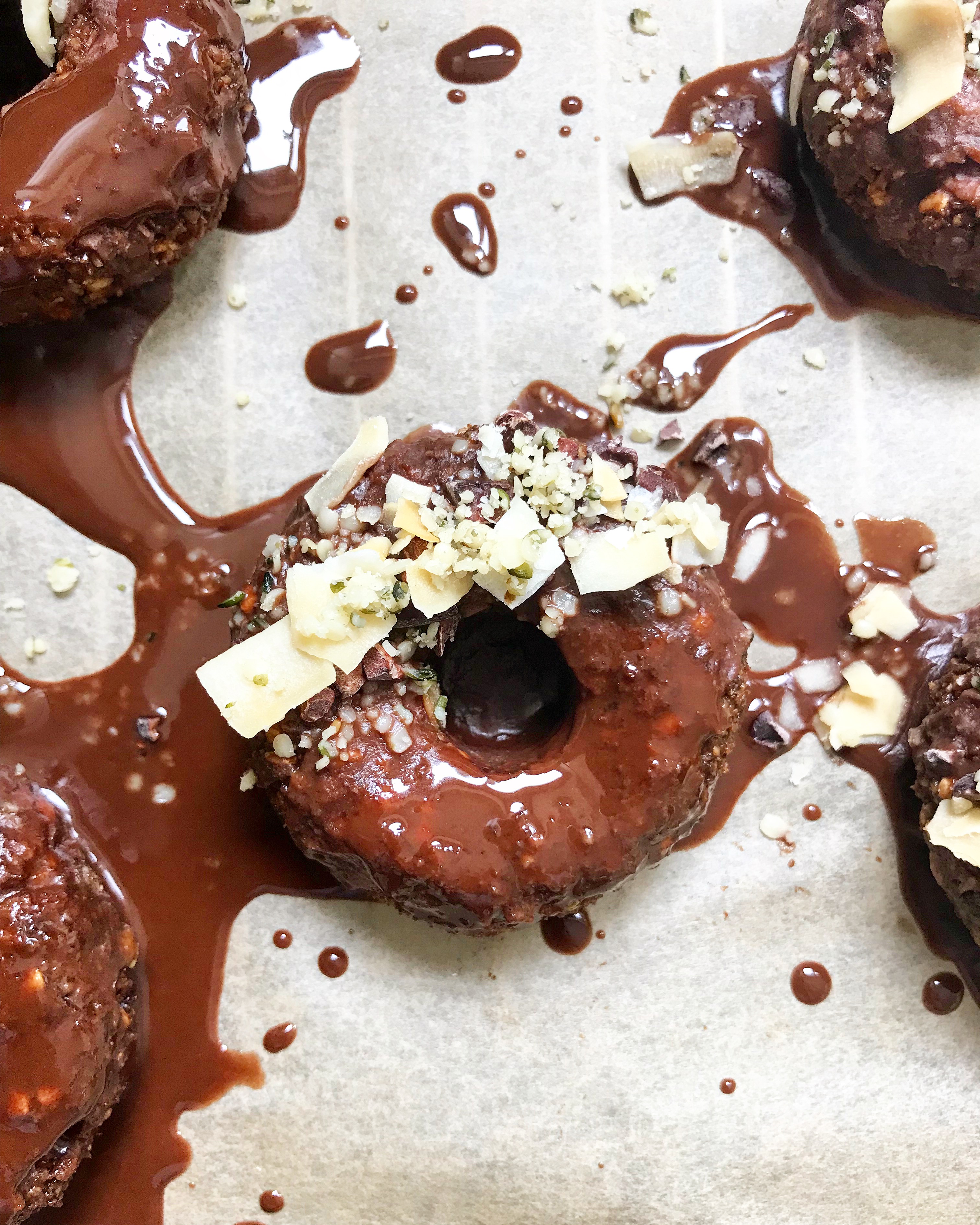 Coconut and Cacao Donuts