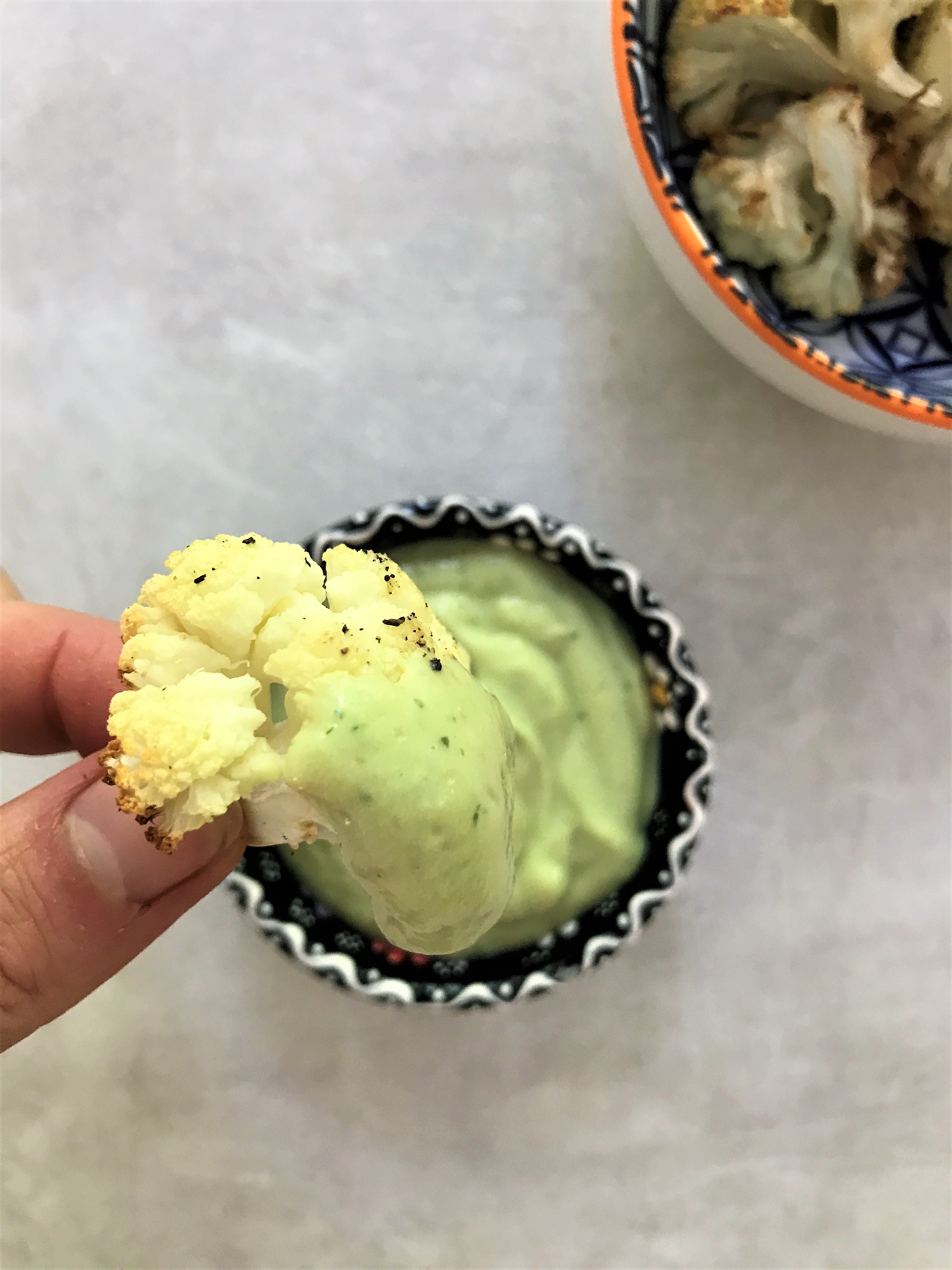 Pistachio and Date Quinoa with Roasted Cauliflower