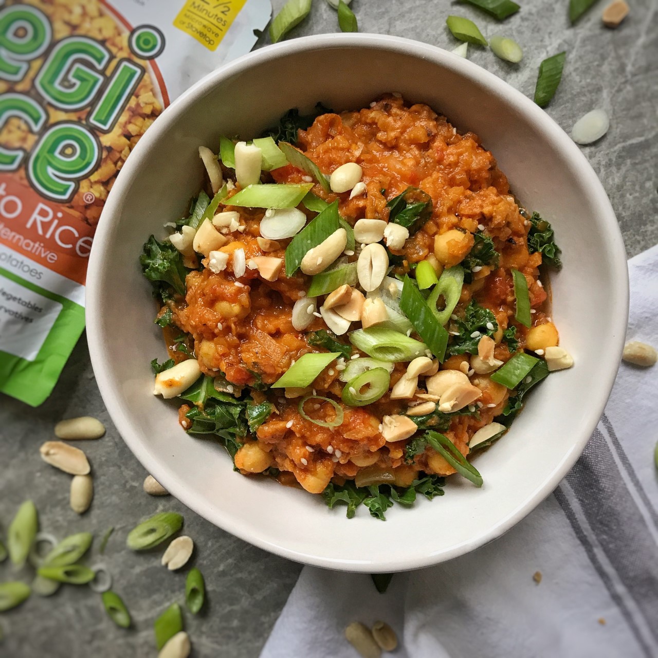 Sweet Potato and Tomato Peanut Butter Dhal