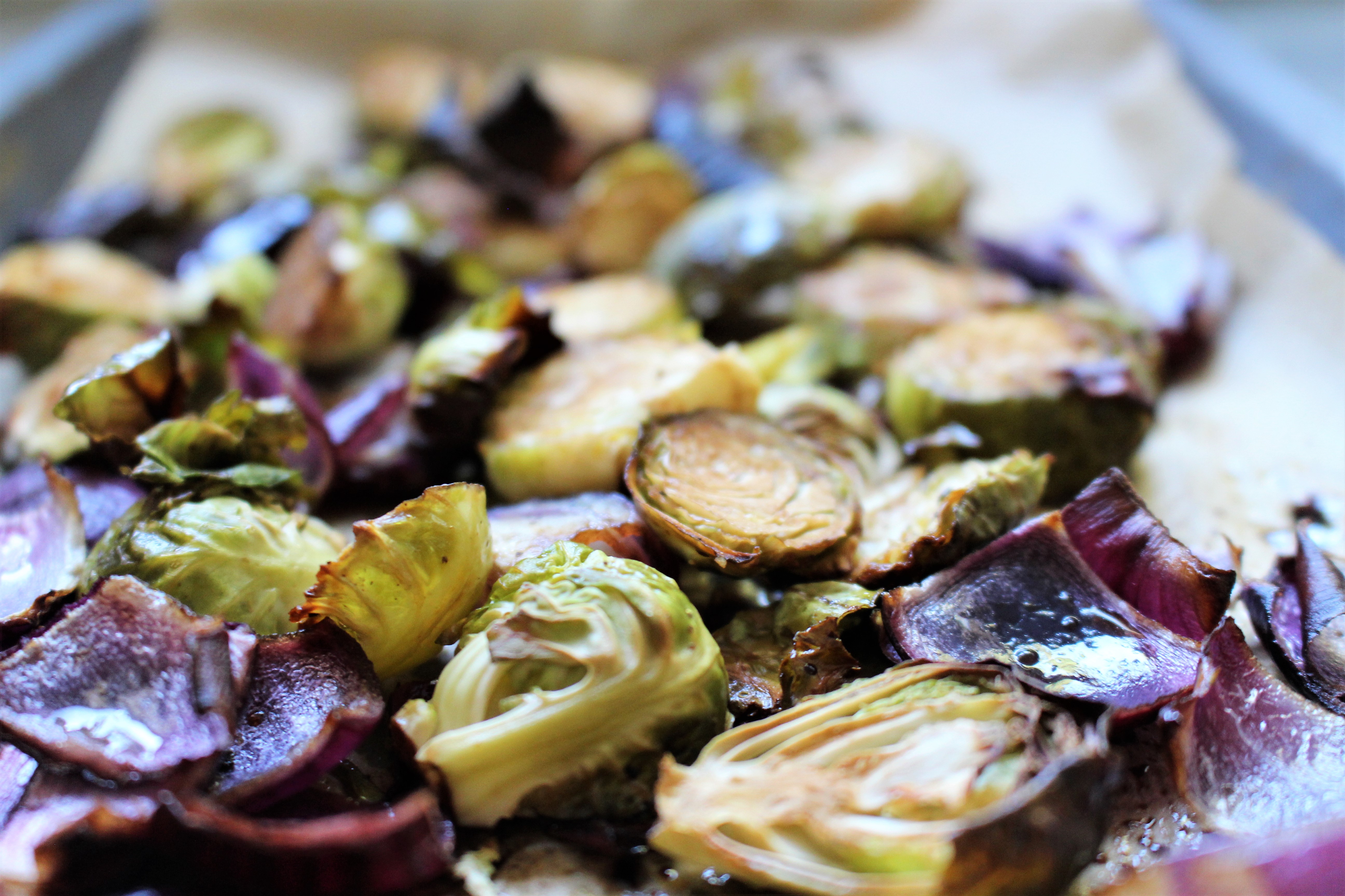 Maple-Balsamic Brussel Sprouts