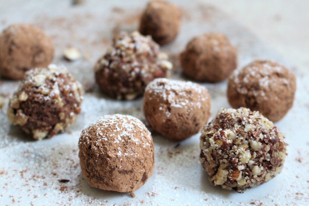 Chocolate Hazelnut Truffles - Nourishing Amy