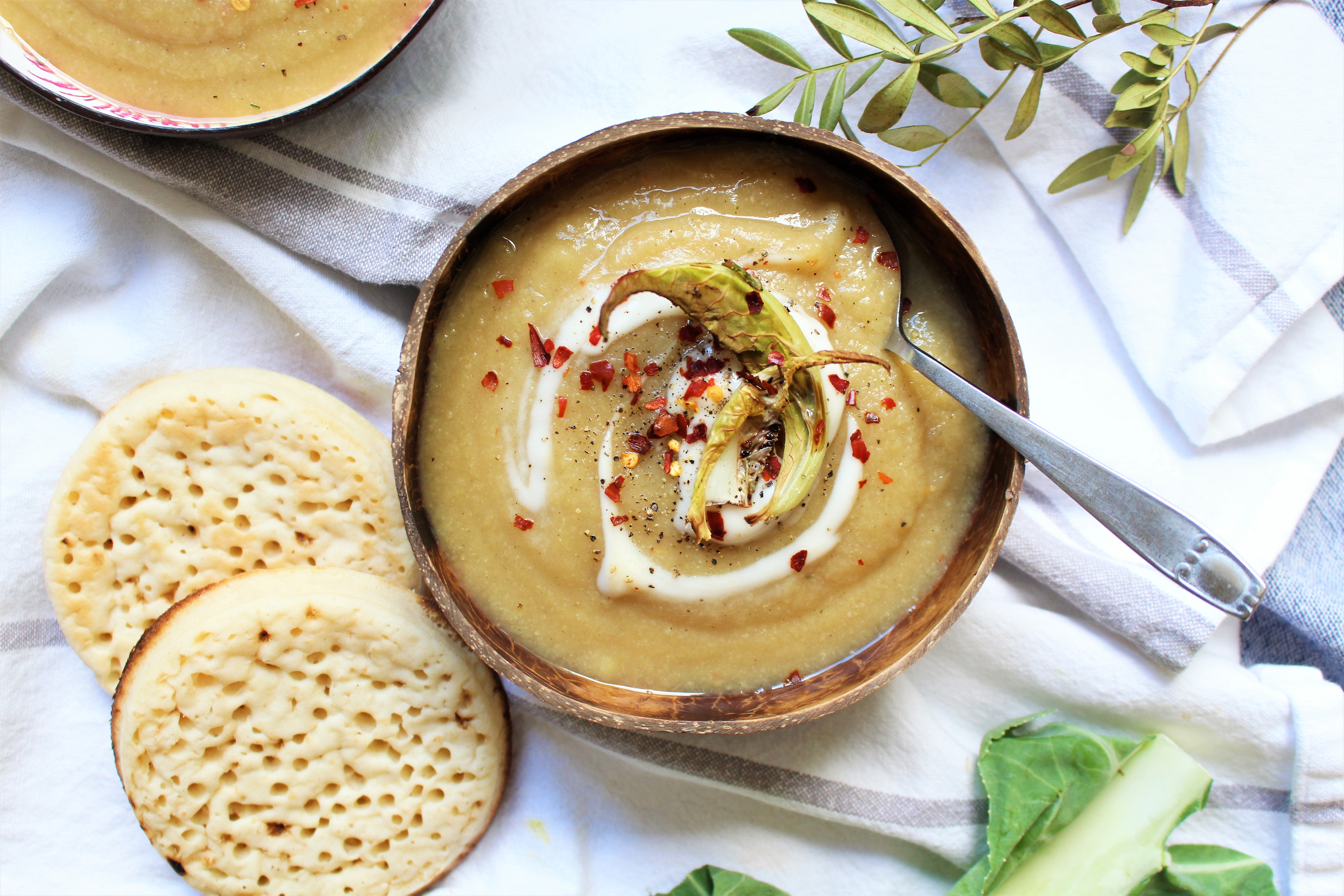Spiced Parsnip and Cauliflower Soup