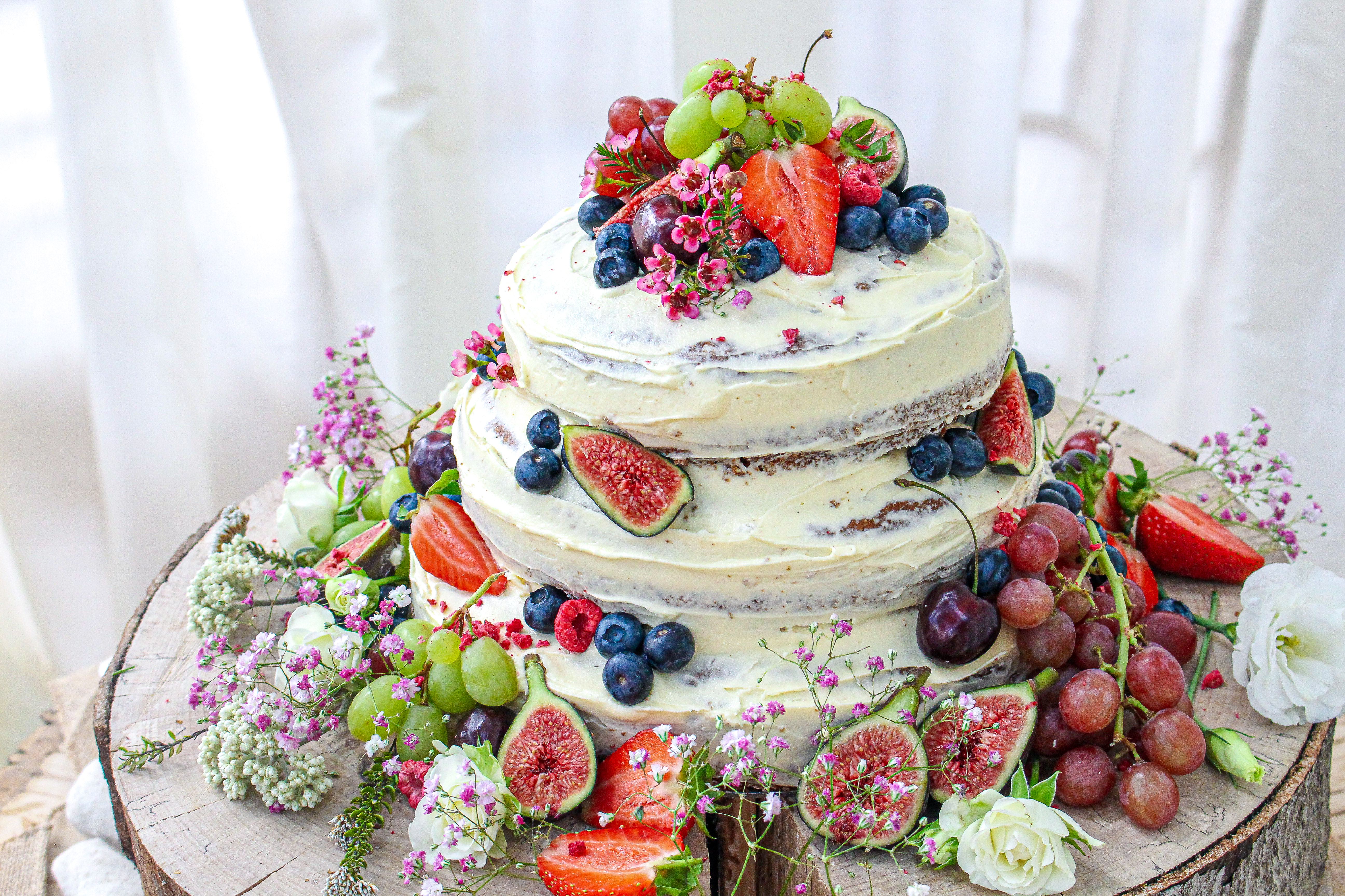Vegan Vanilla Wedding Cake