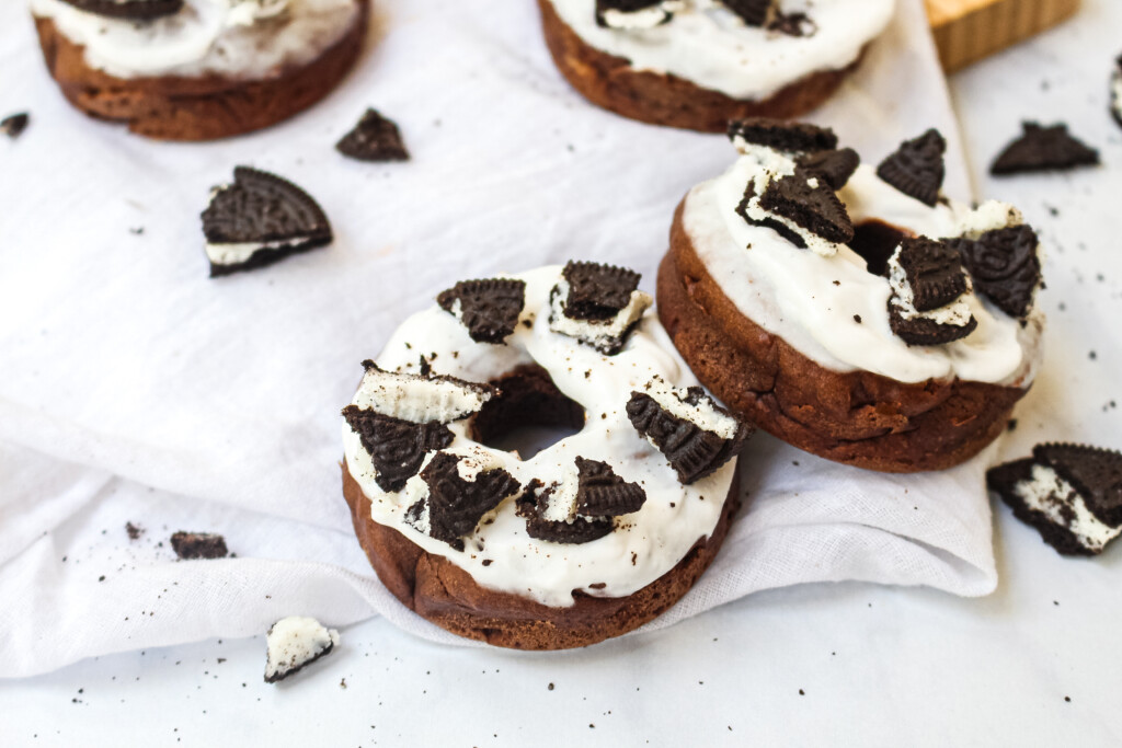 Vegan Oreo Donuts - Nourishing Amy