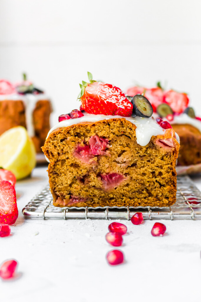 Strawberry Lemon Banana Bread Vegan Gf Nourishing Amy