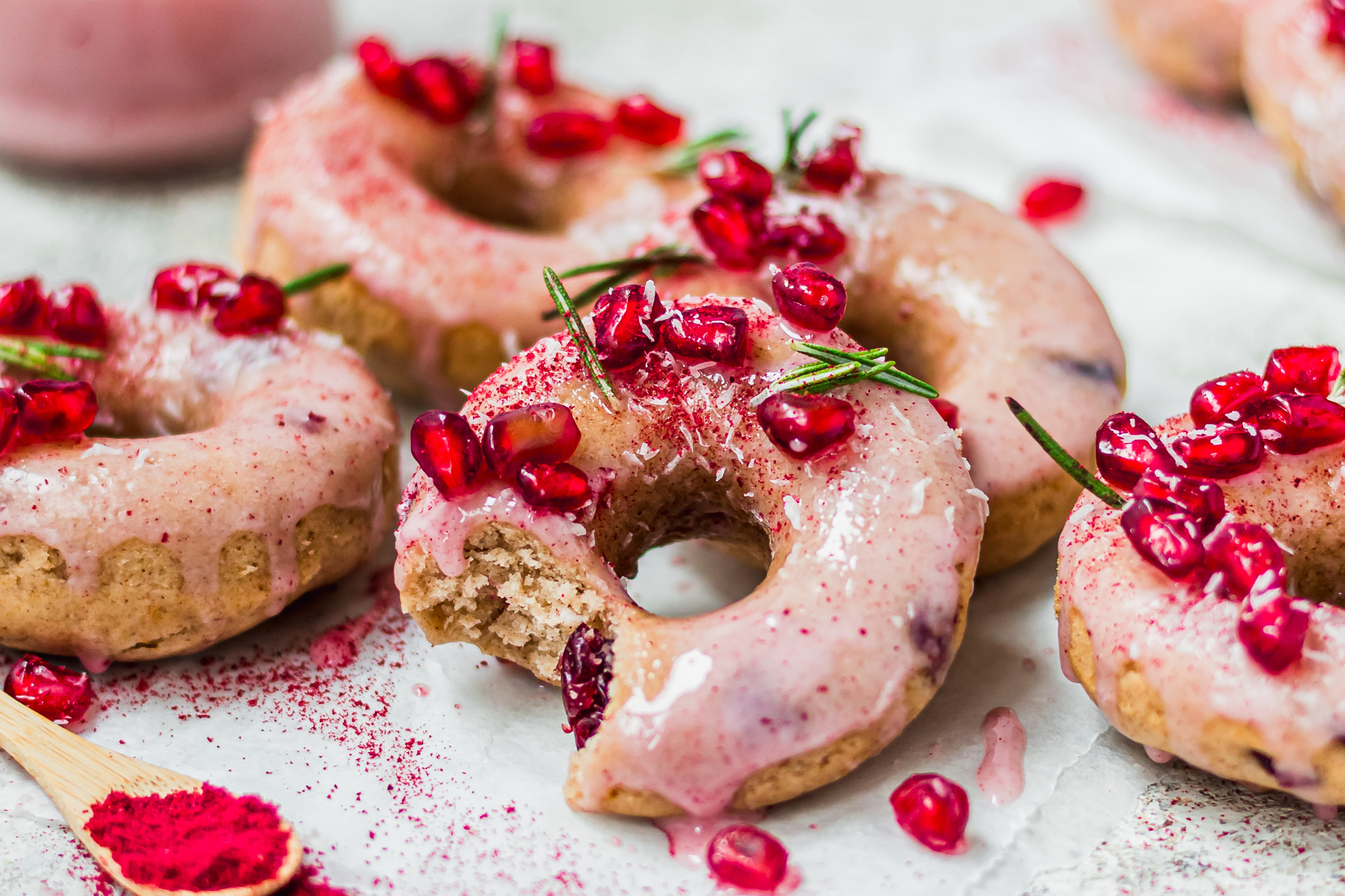 Vegan Cranberry Donuts