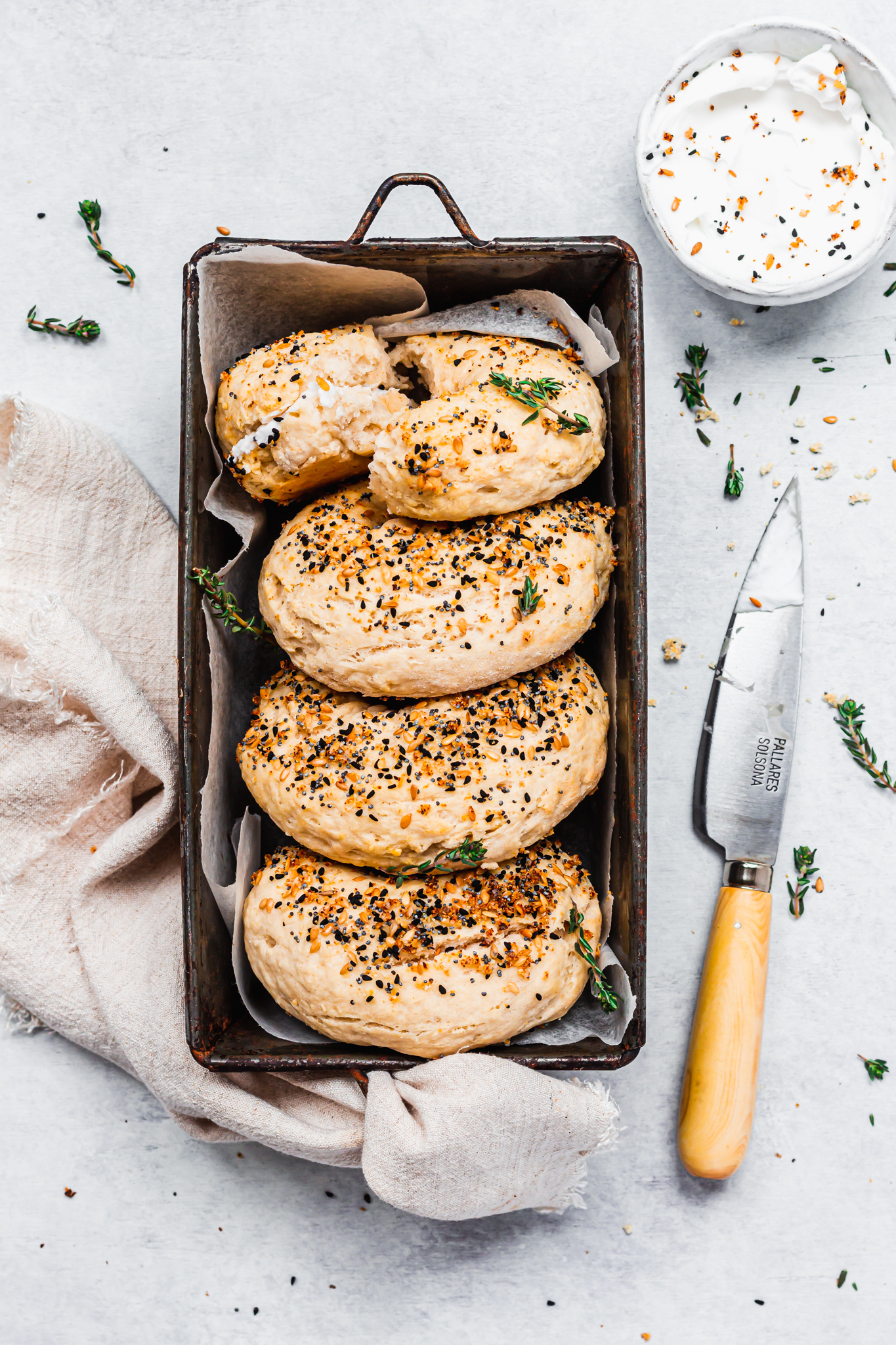 No-Yeast Everything Bagels