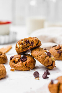 Coffee Walnut Chocolate Chip Mini Cookies (Vegan Gluten-Free ...