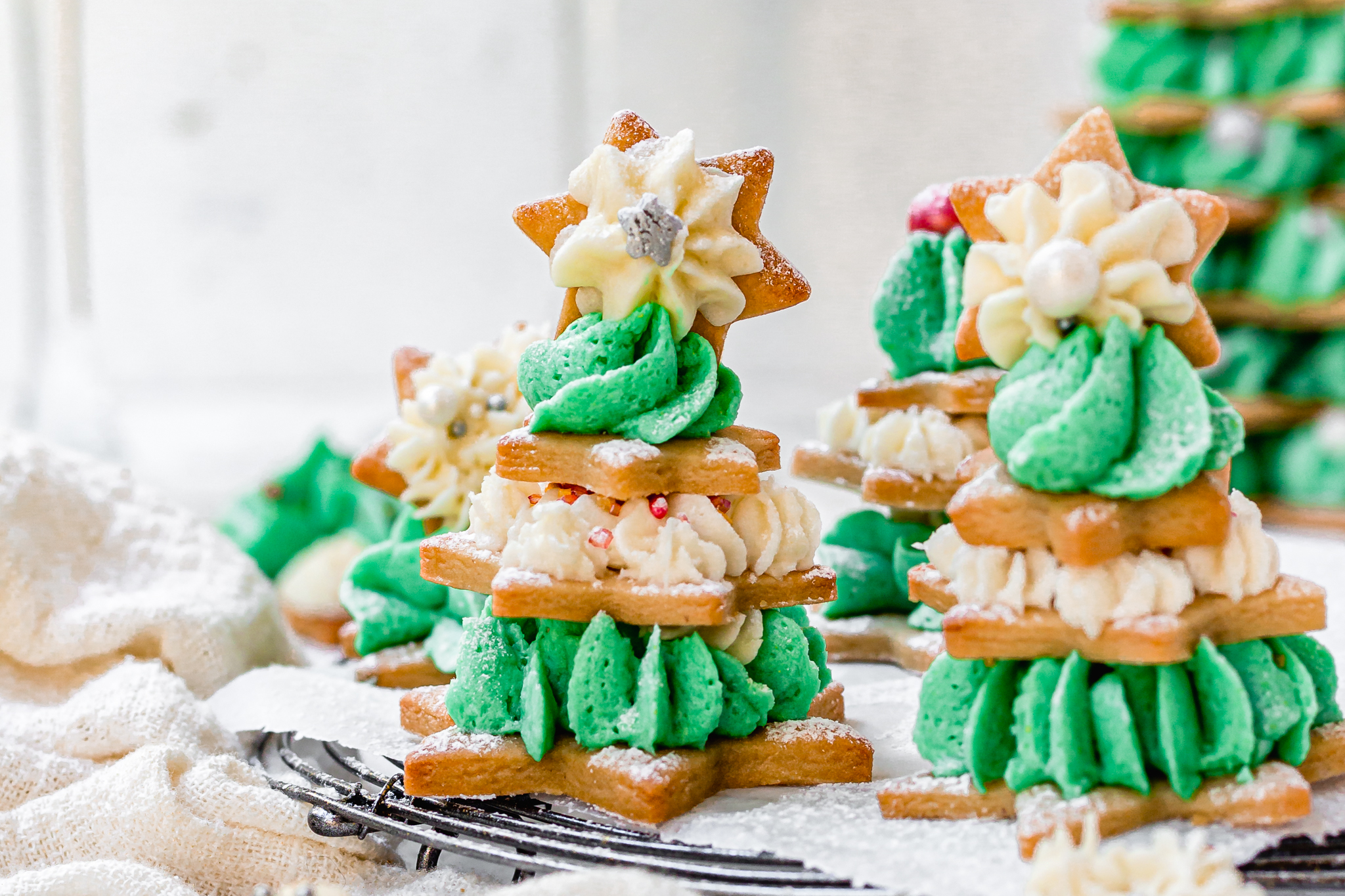 Christmas Tree Sugar Cookies landscape image
