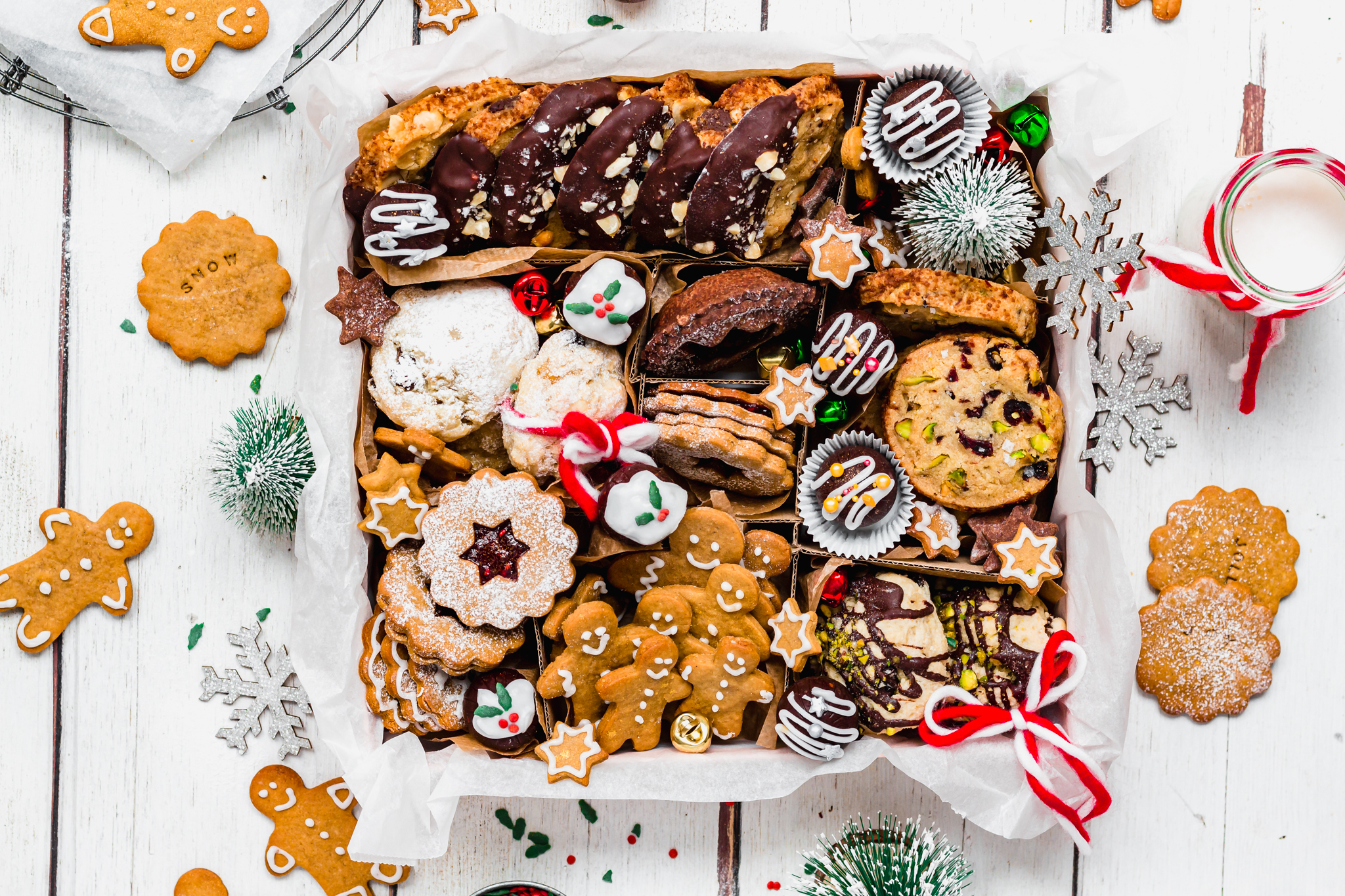 Vegan Christmas Cookie Box landscape photo
