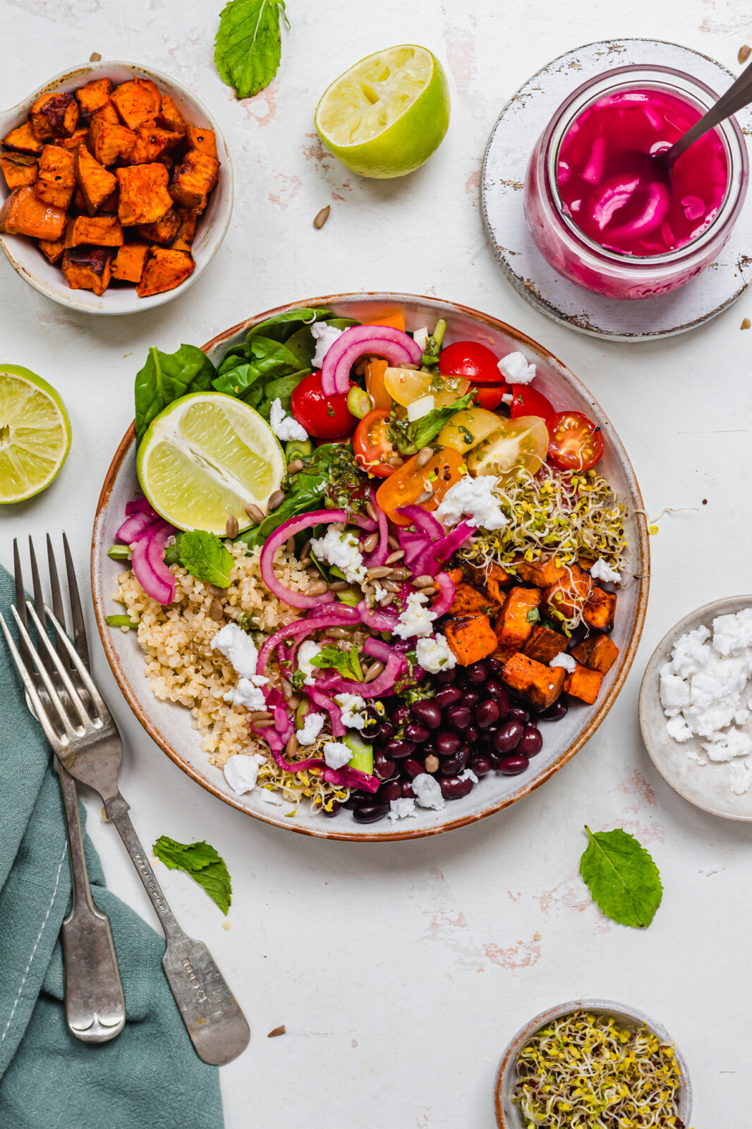 Sweet Potato Black Bean Bowls (vegan Gf) - Nourishing Amy