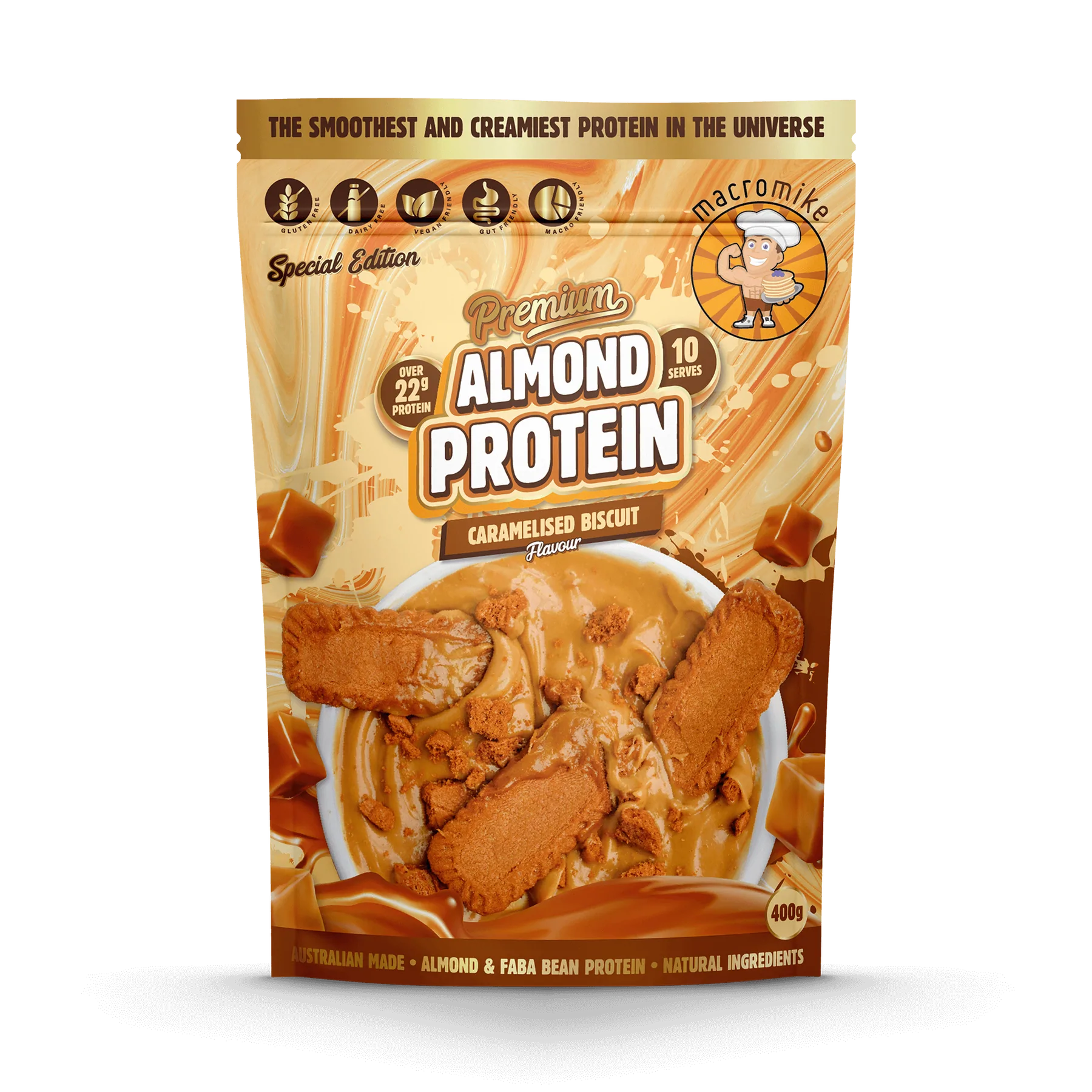 Caramelised Biscuit  Protein 