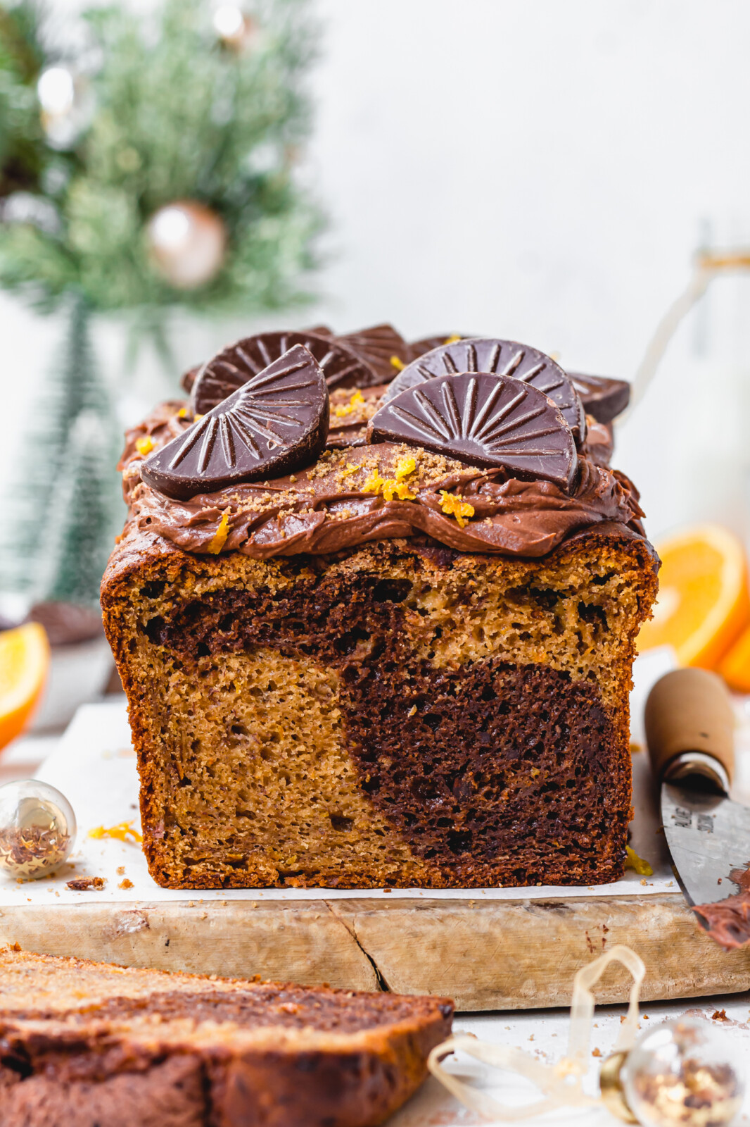 Vegan Chocolate Orange Banana Bread (GF) - Nourishing Amy