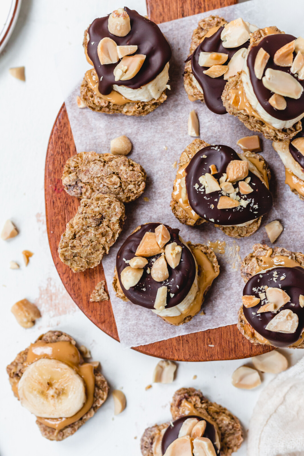 Chocolate Peanut Butter Banana Weetabix Bites - Nourishing Amy