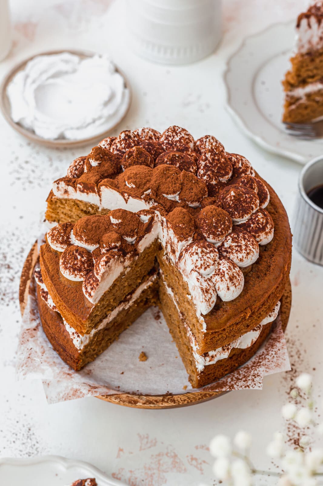 Vegan Tiramisu Cake (no nuts or tofu!) - Nourishing Amy