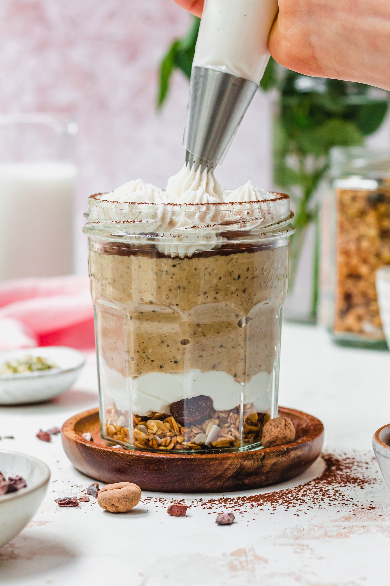 Tiramisu Blended Oats Vegan High Protein Nourishing Amy