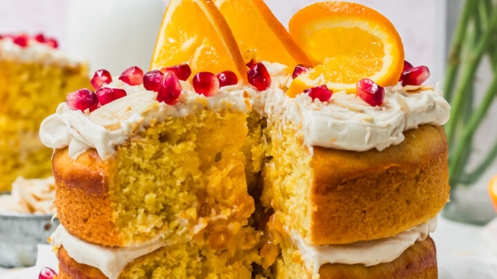 Orange and Almond Chiffon Cake