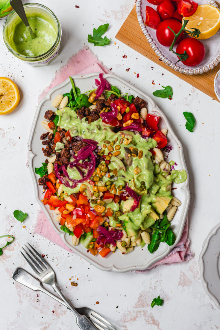 Guacamole Protein Salad Bowl - the indigo kitchen