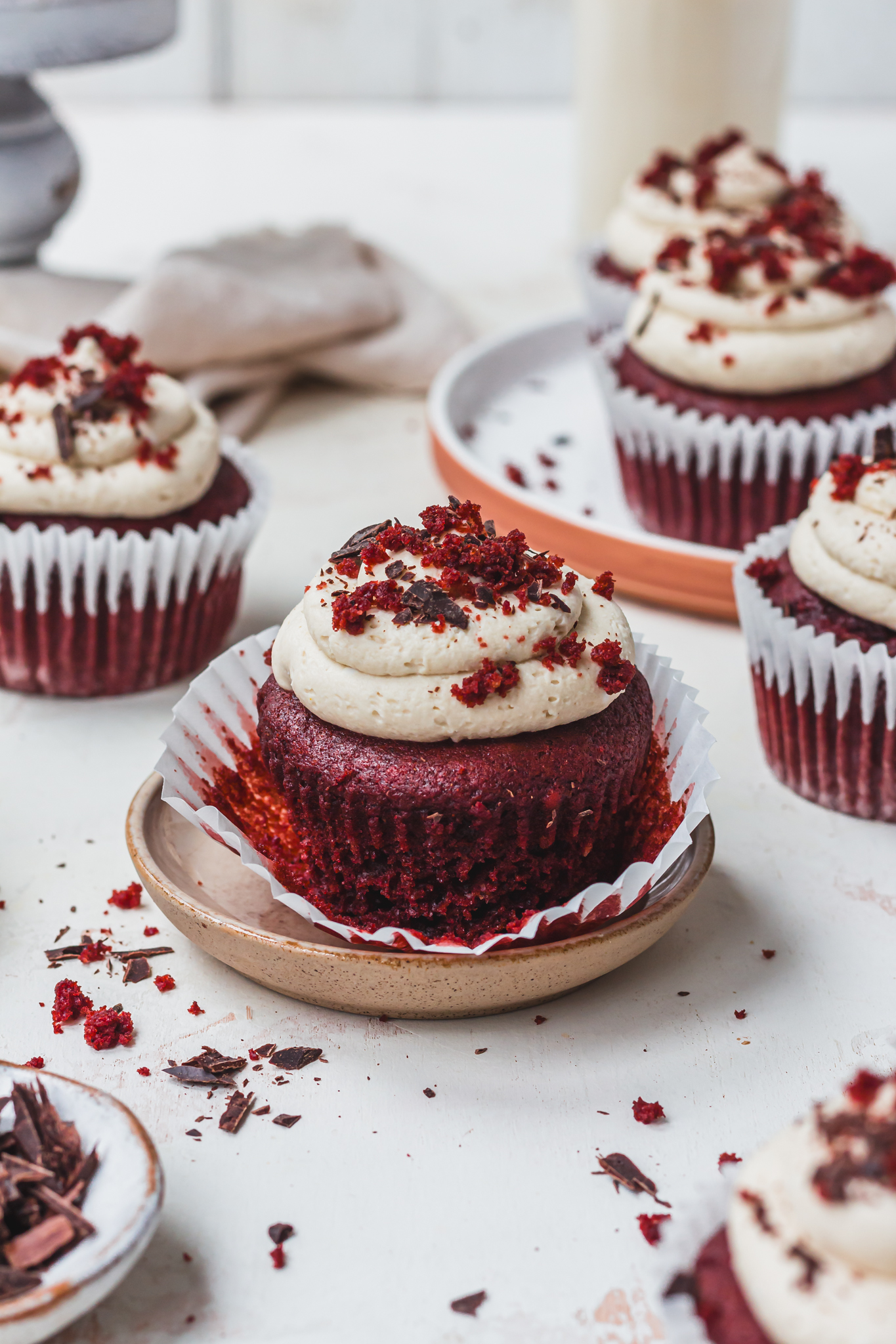 A few Red Velvet Protein Cupcakes